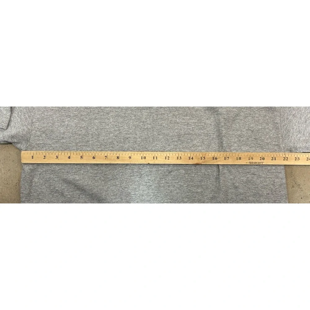 Vtg Y2K Nike Swoosh Tshirt Men's XL Grey Embroidered Classic Skater Grunge 90s